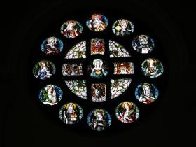Stained Glass Window at St. Elizabeth's Stained Glass Window at St. Elizabeth's