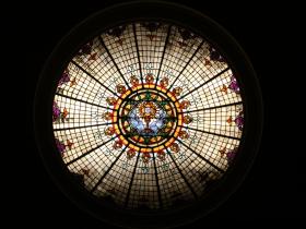 Stained Glass Dome at St. Elizabeth's Stained Glass Dome at St. Elizabeth's