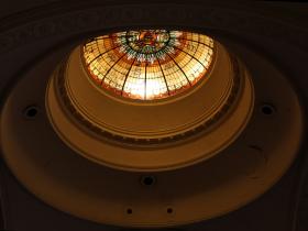 Stained Glass Dome at St. Elizabeth's Stained Glass Dome at St. Elizabeth's